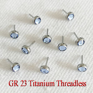[TH-018] pièces détachées sans fil en titane de haute qualité pour pièces de corps sans fil, bijoux de qualité, ASTM F136 GR23 - Product Image 3