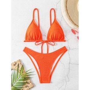 New three-piece <b>bikini</b> <b>set</b>, high-end beach vacation swimsuit, women's two-piece swimsuit, sexy. - Product Image 4
