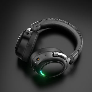 Nouveau <span class=keywords><strong>casque</strong></span> de <span class=keywords><strong>jeu</strong></span> sans fil et filaire E-sport <span class=keywords><strong>avec</strong></span> ANC, son 7.1, micro ENC, rechargeable, faible latence, pour voyages, métal, FPS, aviation, téléphone portable - Product Image 4