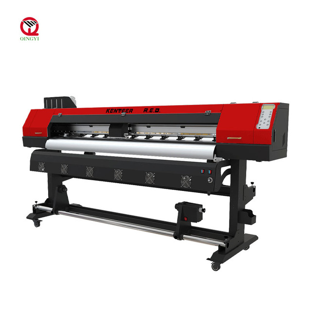 KTM-19011 Single Head I3200 Eco Solvent Printer F1080 Automatic Label Printer for Wallpaper Canvas and Photo Plotting 1.9m
