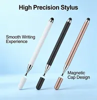Stylet pour écrans tactiles, stylet 2 en 1 pour tablette, stylet pour iPad/iPhone/tablettes/Android/Samsung, tous les écrans tactiles capacitifs