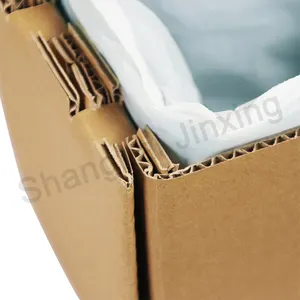 Kotak Pengiriman Busa Terisolasi Cetak Kustom untuk Kemasan Makanan Karton Tas Pendingin Kotak Daging Kardus Kotak Transportasi Ikan