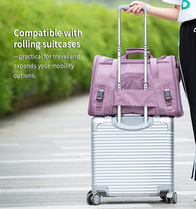 Truelove eko dostu yumuşak genişletilebilir evcil hayvan taşıyıcı ev hayvanı ürünü distribütör için çok fonksiyonlu köpek seyahat çantası havayolu onaylı - Product Image 3