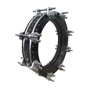 Connecteur <span class=keywords><strong>de</strong></span> tuyau Tube <span class=keywords><strong>de</strong></span> canalisation Tuyau flexible <span class=keywords><strong>Soufflet</strong></span> Joint <span class=keywords><strong>de</strong></span> dilatation Accouplement en caoutchouc avec bride - Product Image 1