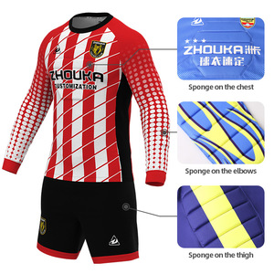 <span class=keywords><strong>Maglia</strong></span> da <span class=keywords><strong>Calcio</strong></span> Personalizzata a Maniche Lunghe per Adulti, Divisa da <span class=keywords><strong>Portiere</strong></span> 100% Poliestere con Stampa a Sublimazione - Product Image 6