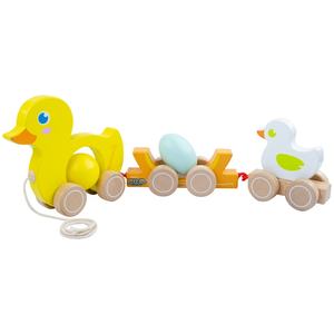 لعبة خشبية لتدريب الأطفال على المشي بحبل سحب للصيصان والبط، مناسبة للرضع، لعبة تعليمية للأطفال. - Product Image 4