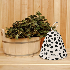 Wholesale Wool Color Custom Embroidery Thick Felt Sauna <b>Hat</b> - Product Image 6