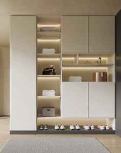 Zapatero de Madera Personalizado con Luz LED para Interiores y Exteriores, para Sala de Estar, Dormitorio, Entrada y Almacenamiento - Product Image 5