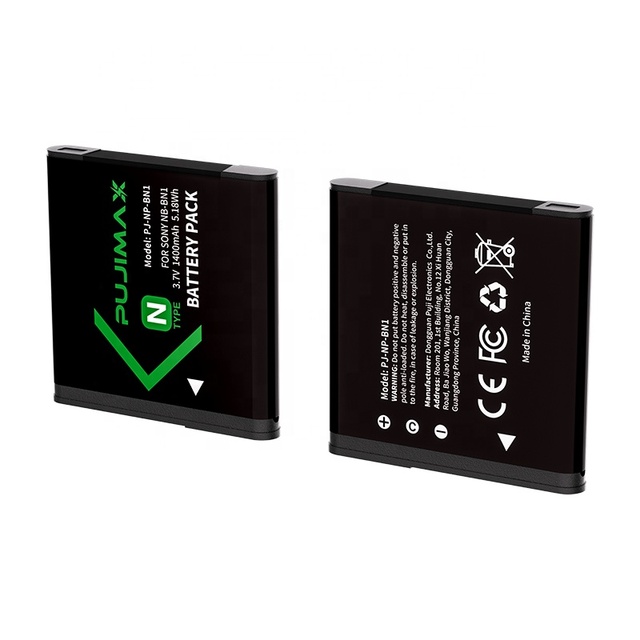 PUJIMAX 1400mAh NP-BN1 Camera Battery for Sony Cyber-shot DSC J10 J20 DSC T99 T110 TF1 TX5 TX6 TX7 TX9 TX10 TX20 TX30 TX55 TX66
