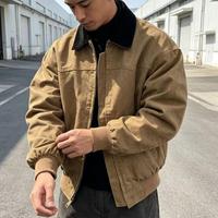 Blouson bomber coupe-vent à fermeture éclair pour homme, style vintage, grande taille