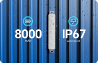 Produsen OEM Smart Sticker Pallet untuk Pelacak GPS LoRaWAN IP67 Tahan Air dengan Baterai 8000mAh untuk Kontainer Real-Time