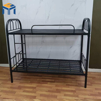Lit superposé pliable moderne en métal avec finition thermolaquée pour appartement, dortoir, école, hôtel, salon - Vente en gros usine