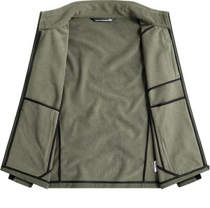 Veste Softshell unisexe pour l'extérieur, fonctionnelle, imperméable et respirante, coupe-vent, randonnée, pêche, alpinisme, ski, camping recyclé - Product Image 2