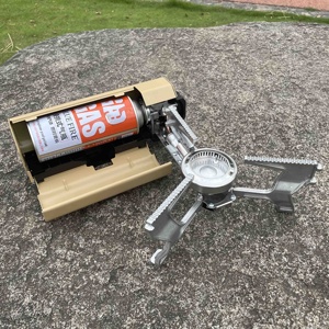 シングルバーナー折りたたみ式小型調理器ミニブタン屋外中国ハイキングポータブルガスキャンプストーブ - Product Image 6