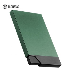 Porte-cartes de crédit pop-up fin en aluminium TILONSTAR TVC500, logo personnalisé fourni en échantillon - Product Image 2