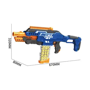 Jimei 2023 Populer Plastik Abs Lembut Bola Listrik Aman dan Lucu Mudah untuk Bermain Pistol Mainan Peluru Lembut untuk Anak-anak