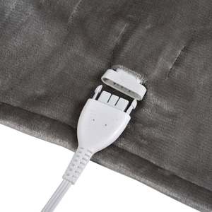 <span class=keywords><strong>Manta</strong></span> eléctrica de China con calefacción de tela de microfibra de Color gris sólido de nuevo estilo - Product Image 3