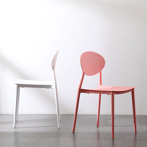 Ingrosso Sillas nordico mobili moderni <span class=keywords><strong>rosa</strong></span> Cafe Pp <span class=keywords><strong>cucina</strong></span> moderna in plastica sedia da ristorante per sala da pranzo - Product Image 4