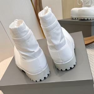 Luxury Top Quality Unisex Snow <b>Boots</b> Balenciages Leather <b>Boots</b> Round Head Design Outdoor Large Size Hiking <b>Boots</b> - Product Image 5