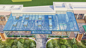 Extensions élégantes de maisons en verre de luxe Salle de mariage Conservatoire Grande <span class=keywords><strong>serre</strong></span> pour maisons architecturales modernes - Product Image 4