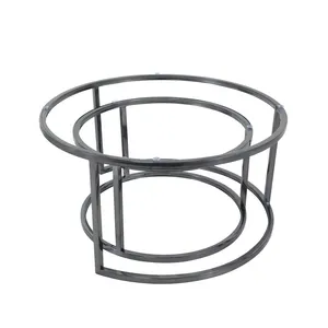 Modern Tea Table Base Legs For Furniture Round Stainless Steel Furniture Coffee Table Feet