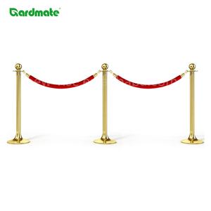 Paquete de 2 Cuerdas de Barrera Profesionales Modernas de Terciopelo Rojo para Control de Filas y Multitudes en Cines, Uso Interior/Exterior, 3.5x1.5M - Product Image 1