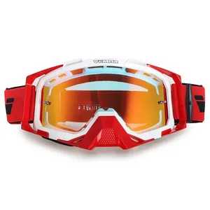 แว่นตากันลมกันลมกันทรายกันลมเพื่อความปลอดภัยในการเล่นกีฬากลางแจ้งแว่นตาปกป้องดวงตา MX สำหรับมอเตอร์ไซค์วิบากออกแบบได้ตามต้องการ