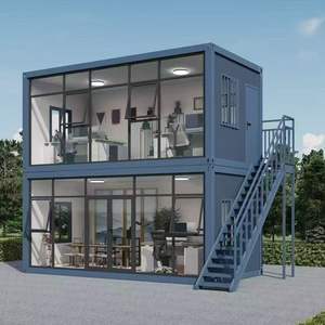 منازل مسبقة الصنع بطول 20/40 قدمًا، منزل حاوية قابل للفصل بتصميم طابقين - Product Image 1