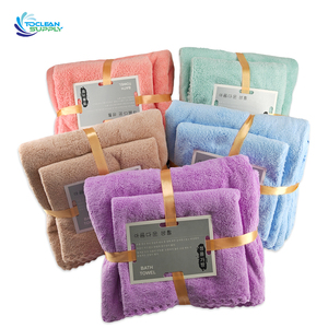 Khăn tắm cotton 3 trong <span class=keywords><strong>1</strong></span>, bộ khăn tắm khách sạn bằng cotton, 100% cotton, mềm mại, thấm hút tốt dành cho người lớn - Product Image 4