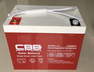 Marca solar de la batería 12V80Ah CBB del gel del ciclo profundo de la larga vida con 10-12 vida útil - Product Image 3