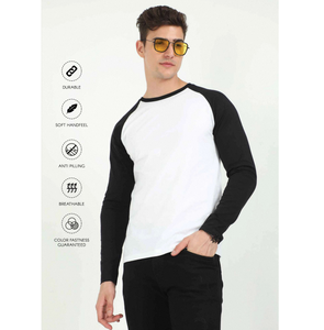 เสื้อยืดแขนยาวแบบแร็กแลน 180 GSM นุ่ม สบาย ทนทาน ระบายอากาศได้ดี เหมาะสำหรับผู้ชาย ผู้หญิง ใส่ลำลอง เล่นกีฬา กิจกรรมกลางแจ้ง - Product Image 5