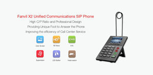 Centre d'appel Téléphone IP, Fanvil X2C/X2CP/X2P 2 Lignes SIP, conférence à <span class=keywords><strong>3</strong></span> voies - Product Image 5
