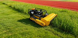 Tondeuse à gazon électrique intelligente télécommandée tout-terrain sur chenilles pour le désherbage en pente avec certificat CE - Product Image 6
