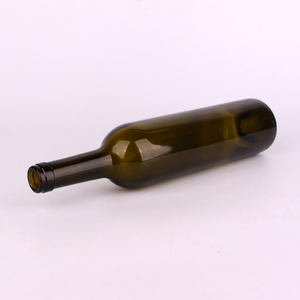 Botella de Vino Vacía de 750 ml, Vidrio Transparente Color Ámbar, Estilo Burdeos, Venta al por Mayor, para Champán, Vino Tinto - Product Image 5
