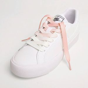 เชือกผูกรองเท้าโพลีเอสเตอร์ไล่สีแบบขายส่ง รองเท้าผ้าใบสีขาวขนาดเล็ก สายรัดแบบแบนคู่โปร่งใส ผู้ผลิตโดยตรง - Product Image 3