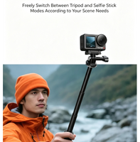 Mini trépied portable NEEWER TP46 pour vlog, perche à selfie pour DJI Action5 Pocket3, appareil photo hybride, smartphone, voyage, diffusion en direct