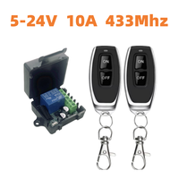Interruptor Inalámbrico de un Solo Canal de Voltaje Amplio 5-24V para Motor de Puerta, Control de Iluminación LED para Hogar Inteligente con Retardo de Tiempo