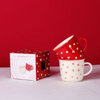 Valentijnsdag bruiloft zakelijk cadeau aanpasbare keramische mokken paar bijpassende mokken souvenir bekers groothandel beschikbaar