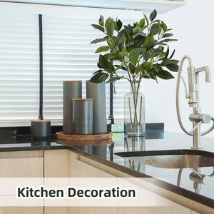 Nouvelle Arrivée Feuilles de Jasmin Africain en Latex Artificiel Décoration de Salon et de Jardin Simulation de Verdure - Product Image 2