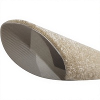 Tapis en polypropylène à bord incurvé de 12 mm, épaissi, couleur unie, absorption acoustique pour studios d'enregistrement, salons
