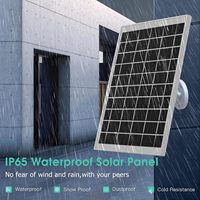 Paneles Solares Monocristalinos ALECTER Grid de 8W 10W 5V para Monitoreo de Videoporteros Inteligentes y Sistemas de Seguridad con Cámara