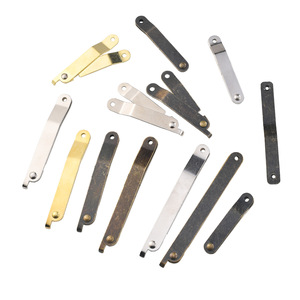 Charnière de meuble de style chinois en fer, montage en surface, durable, plaquée, type H, pour support de boîte en bois - Product Image 5