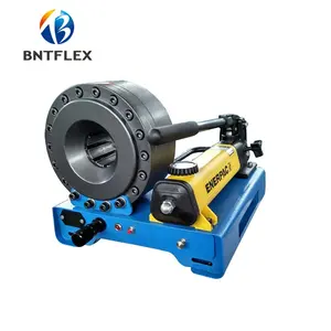 China hose skiving machine BNT30A hydraulic crimping with 7 dies BNT30A(1/4"~1")high accuracy low price