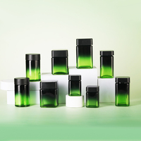 Bouteille en verre carrée personnalisée pour capsules, 60 ml, 150 ml, emballage en verre vide pour capsules, pilules, compléments alimentaires