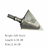 Nouveau X3 Têtes HRC 48 Forte Têtes De Flèche De Chasse 100gr et 125gr