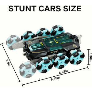 6WD main geste détection contrôle cascadeur RC voiture RC 2.4Ghz Rechargeable double <span class=keywords><strong>télécommande</strong></span> cascadeur dérive flips voiture - Product Image 3
