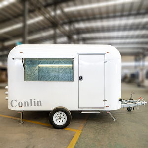 Catering <strong>Food</strong> Trucks <strong>Rolled</strong> Ice Cream <strong>Food</strong> Trailer Snack <strong>Cart</strong> Trailer for Sale - Product Image 3