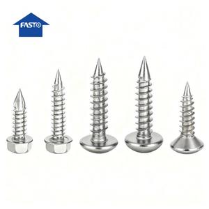 Thép không gỉ vít 304/316 Pan/phẳng/Hex máy giặt đầu Phillips ổ đĩa đồng bằng Tự Khai thác kim loại vít - Product Image 1