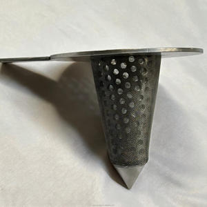 Kegelform Edelstahl Perforierter Filter Kegel filter elemente Konische temporäre Siebe Edelstahl draht filter - Product Image 3