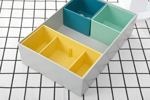 Storage Box Bedroom Storage Boxes 6 Pcs Kitchen Furniture Living Room Bedroom Home Office Storage Box Under Desk Small Organizer Plastic Storage Box